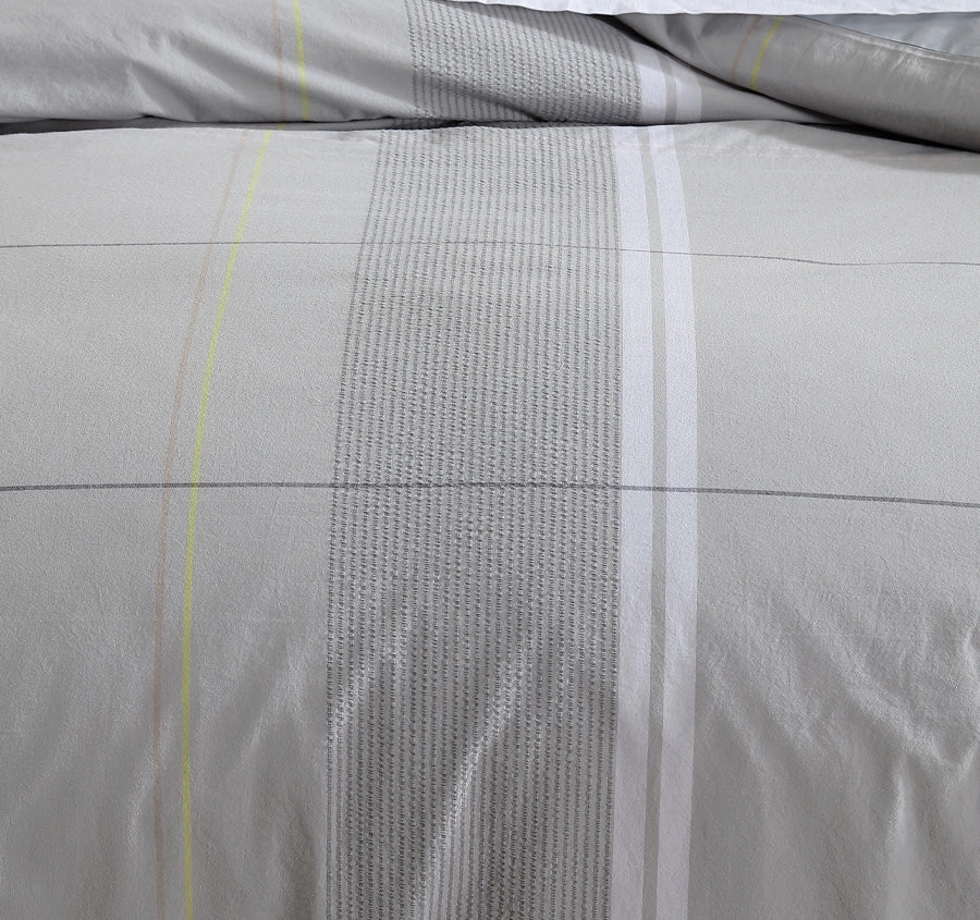 Cobain Quilt Cover Set Range Mineral