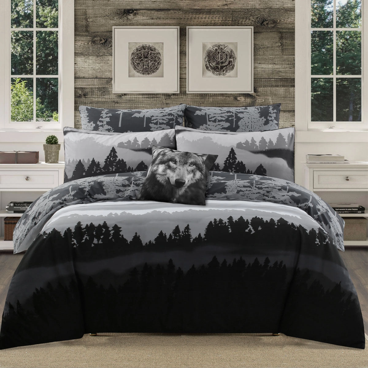 Colorado 6 Piece Quilt cover Set/ Bed Pack by Bianca