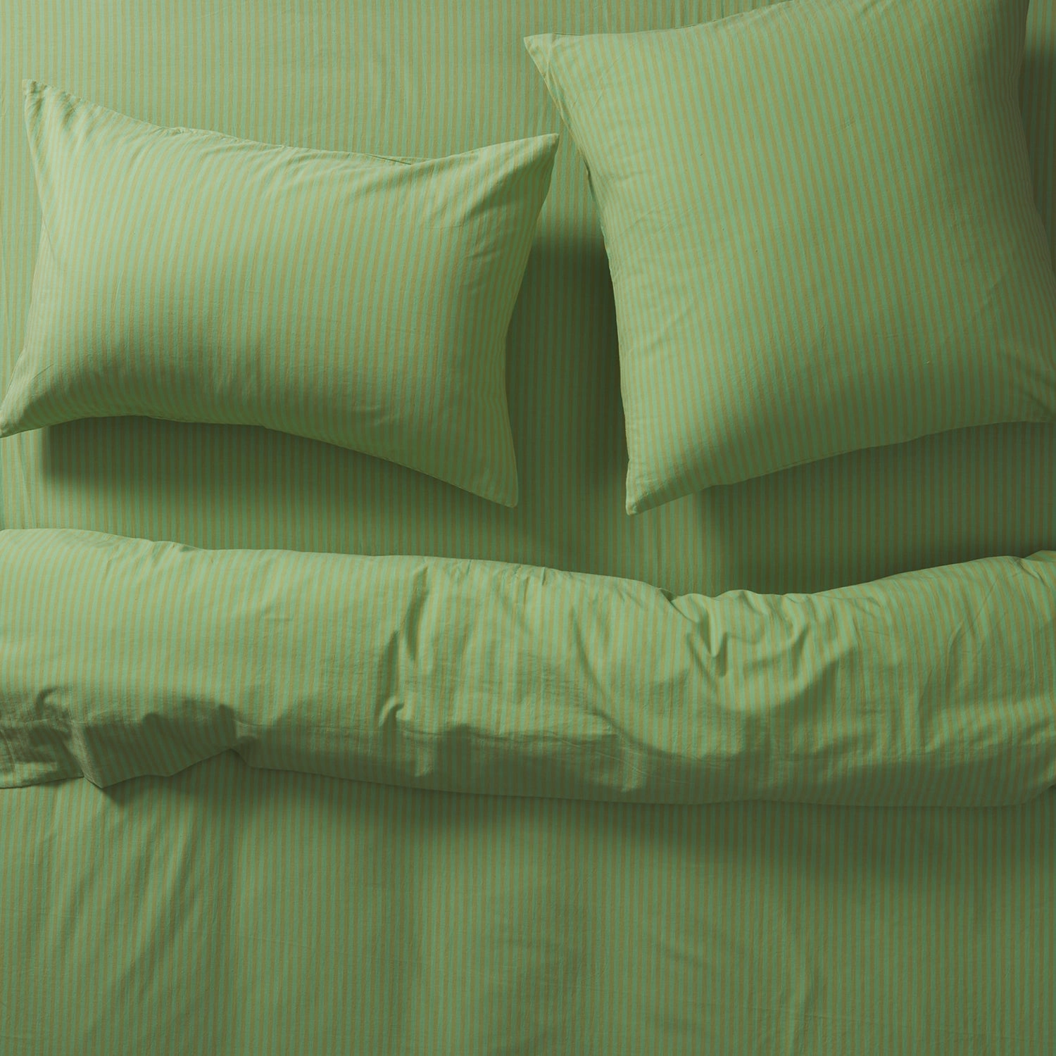Cordell Cotton Quilt Cover - Emerald