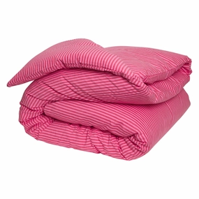 Cordell Cotton Quilt Cover - Scarlet