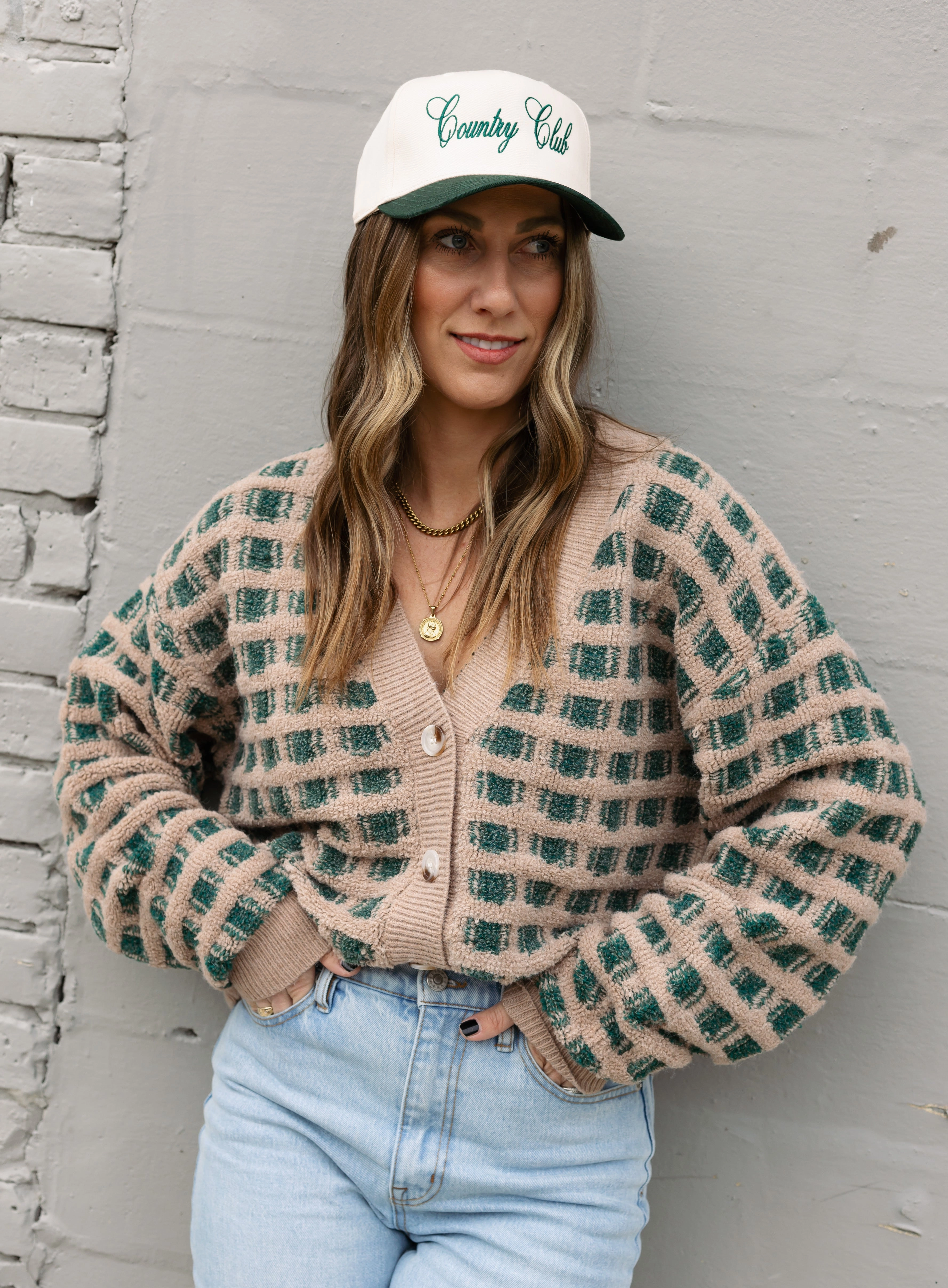 Country Club Embroidered Trucker Hat