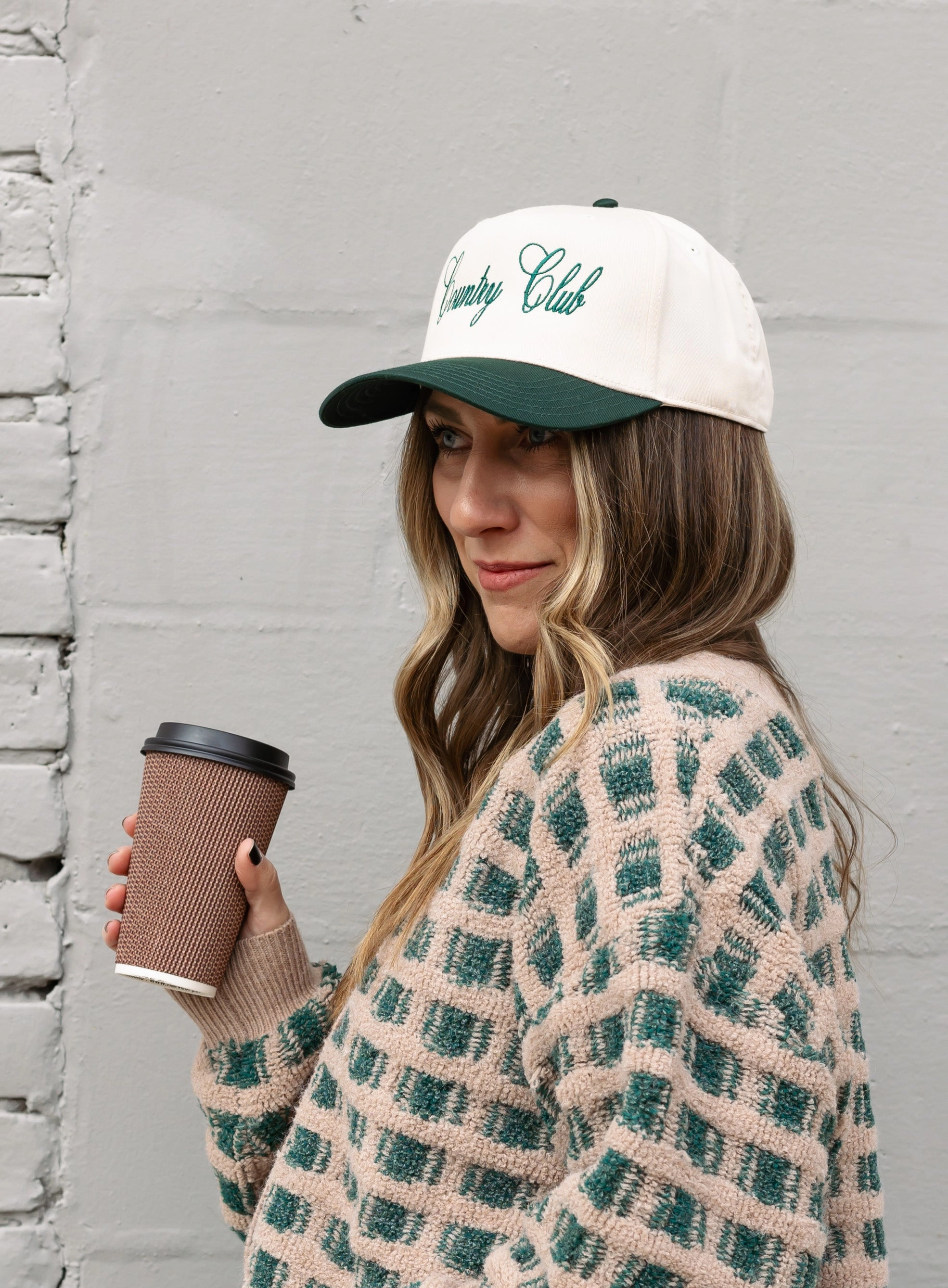Country Club Embroidered Trucker Hat