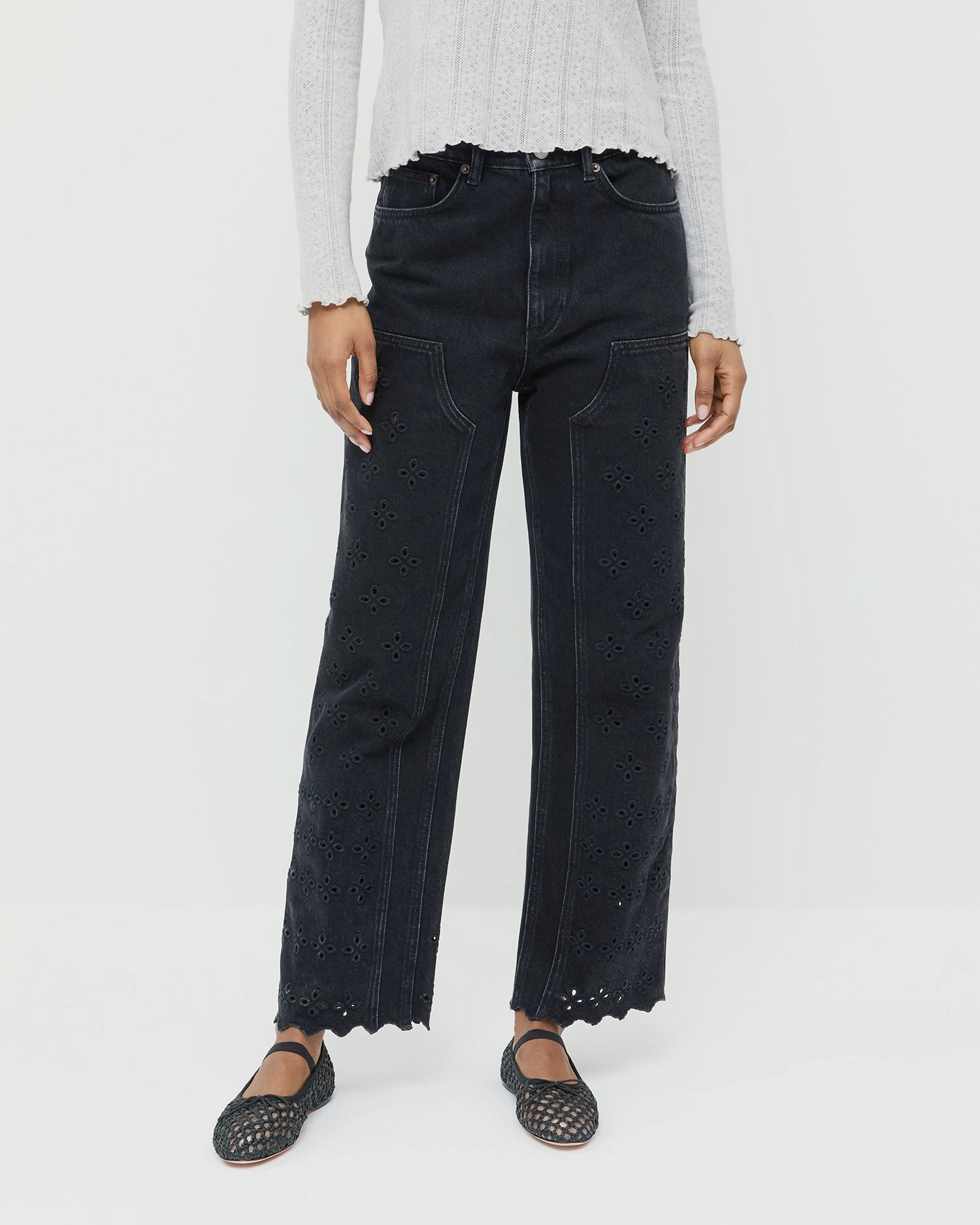 Demi Embroidered Pant
