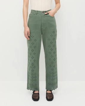 Demi Embroidered Pant