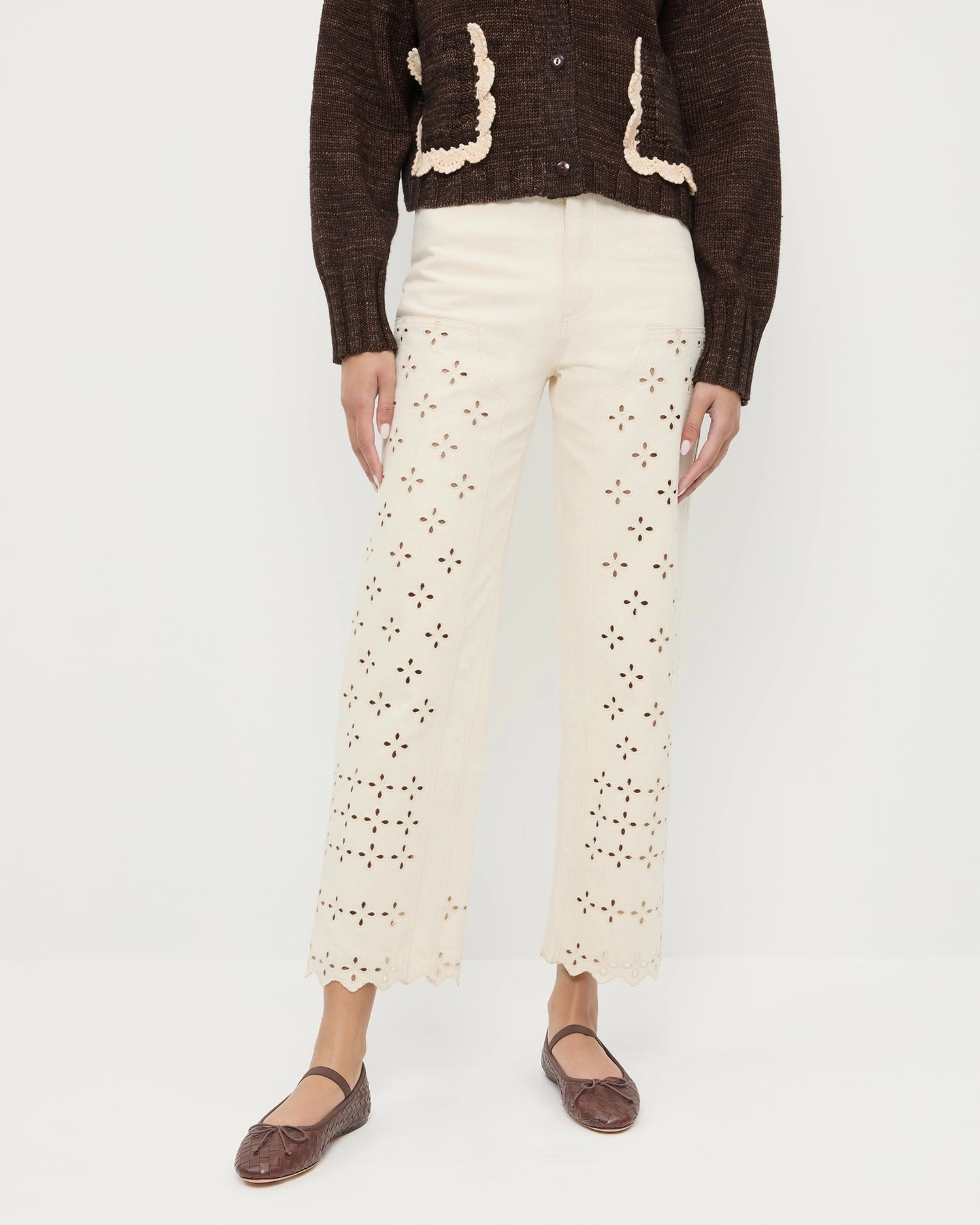 Demi Embroidered Pant