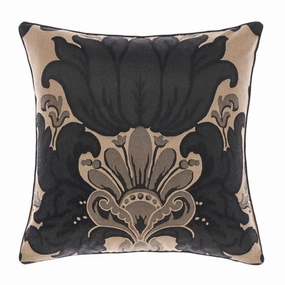Dionisia Black Filled Cushion 48 x 48cm by GRACE Linen House