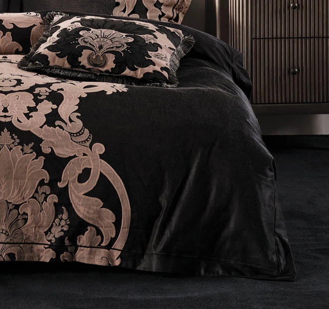 Dionisia Quilt Cover Set Range Black