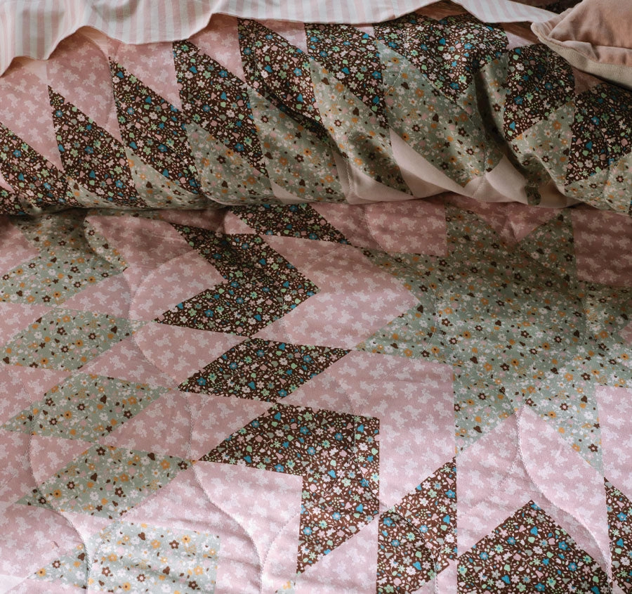 Dusty Quilt Cover Set Range Rose
