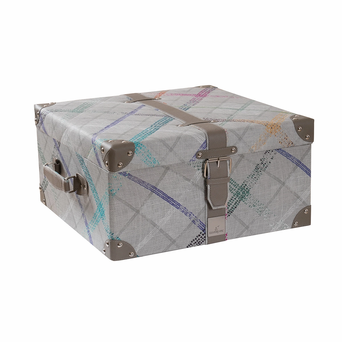 Eclectic Geo Rhombus Grey 8pcs Quilt/Quilted Bed Cover