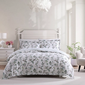 Elderwood Natural Quilt Cover Set by Laura Ashley