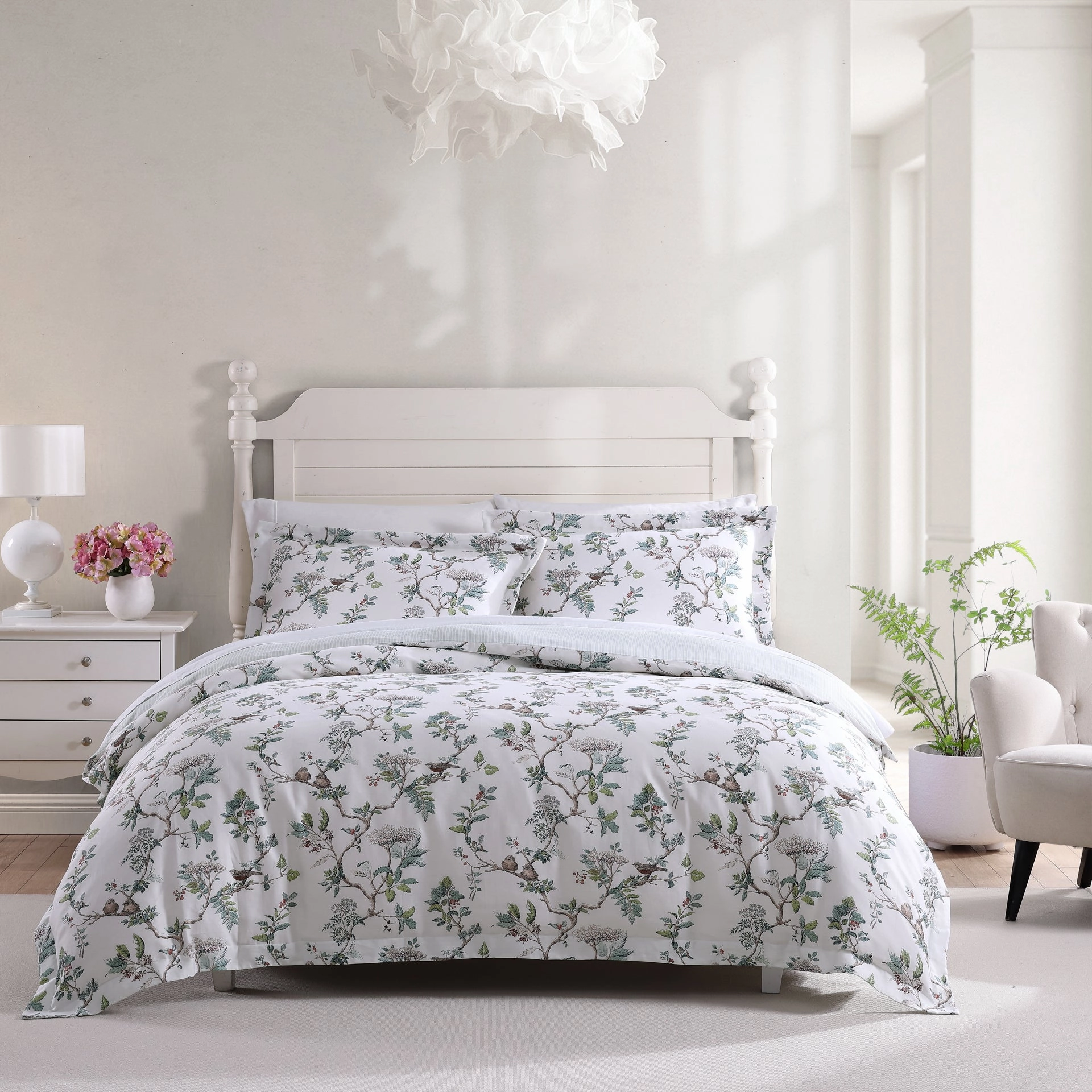 Elderwood Natural Quilt Cover Set by Laura Ashley