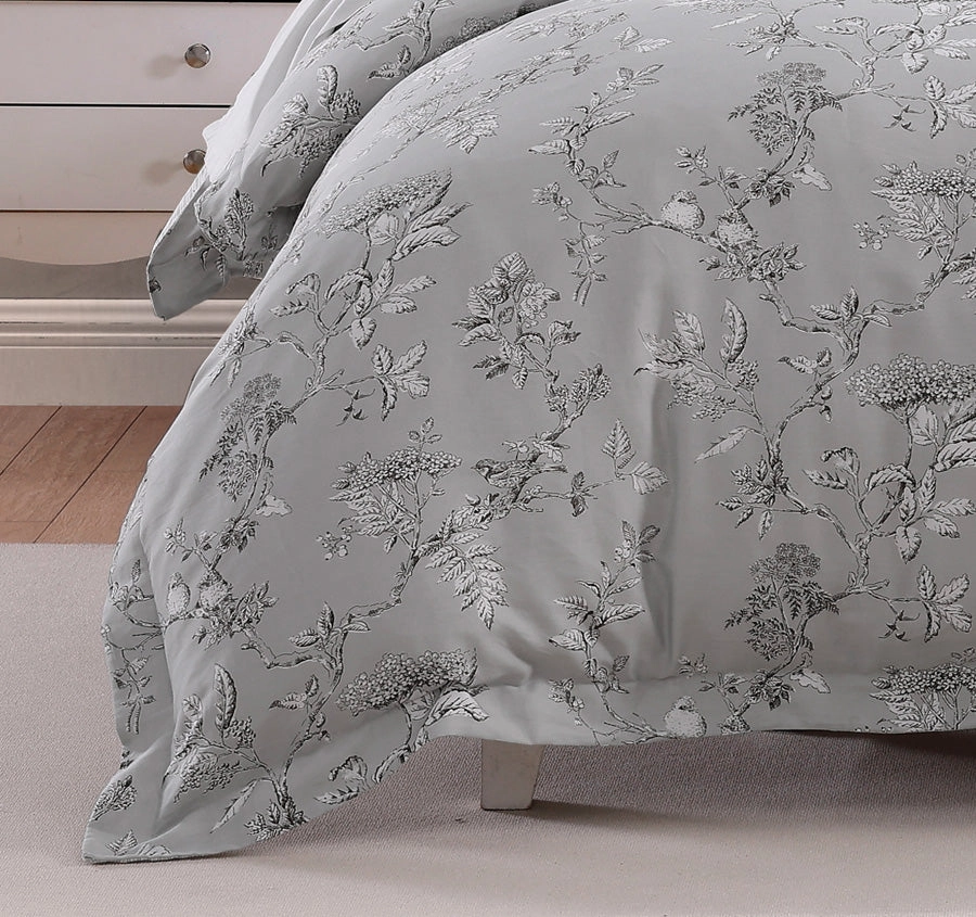 Elderwood Quilt Cover Set Range Steel