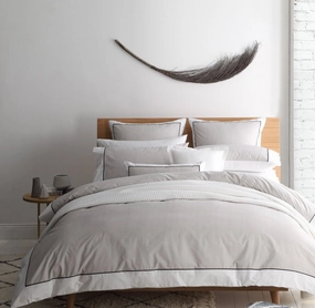 Essex Stone Quilt Cover Set by Logan & Mason