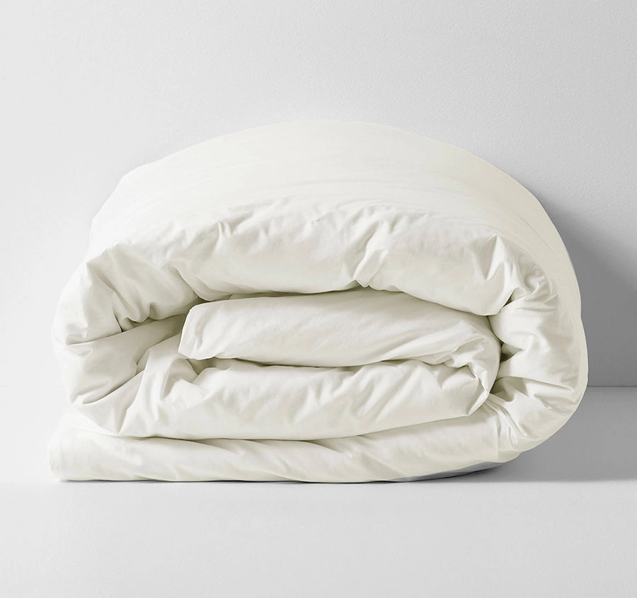 Evie Organic Cotton Quilt Cover Range White