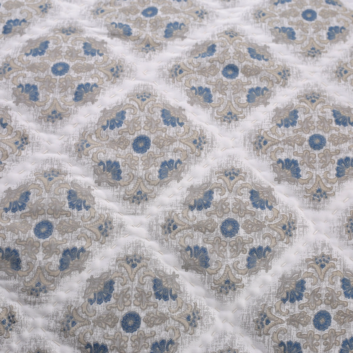 Exotic Heritage Finest Retro Blue Summer AC Quilt/Quilted Bed Cover/Comforter Quilt