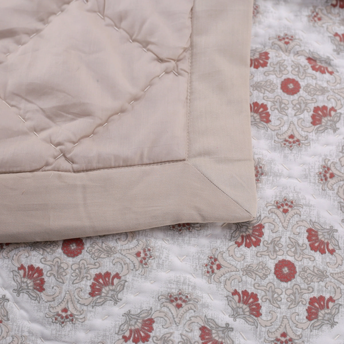 Exotic Heritage Finest Retro Red Summer AC Quilt/Quilted Bed Cover/Comforter Quilt