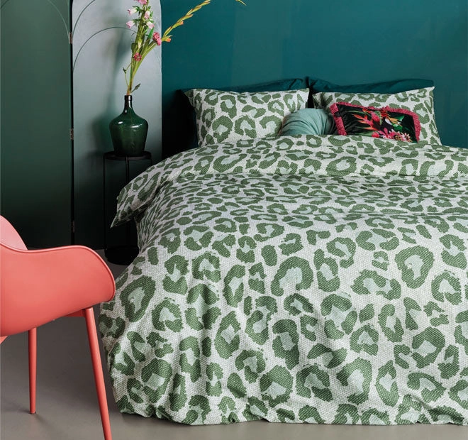 Fabrice Quilt Cover Set Range Green