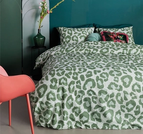 Fabrice Quilt Cover Set Range Green