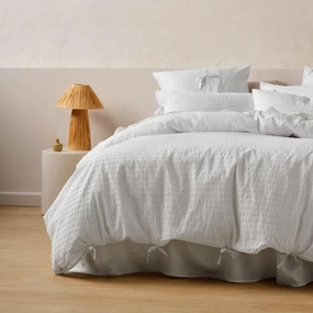 Ferrara White Cover Set by Linen House