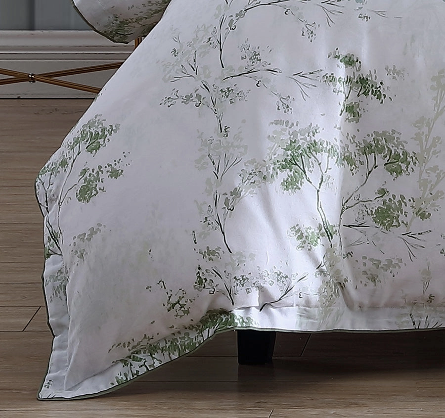 Flinders Quilt Cover Set Range Sage