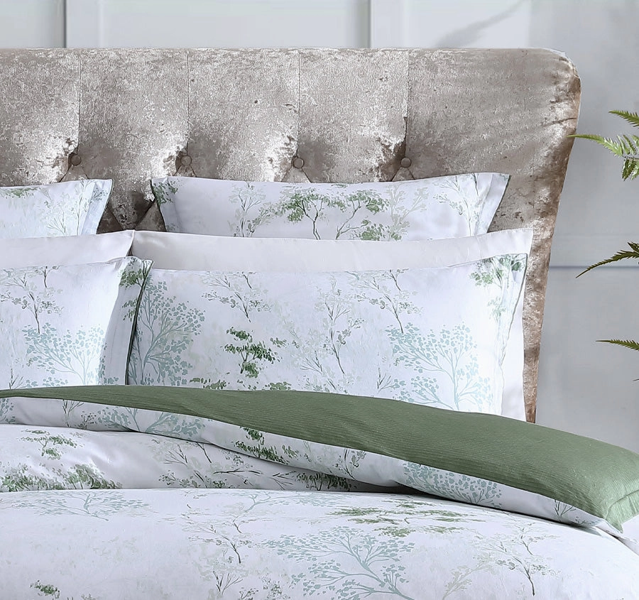 Flinders Quilt Cover Set Range Sage