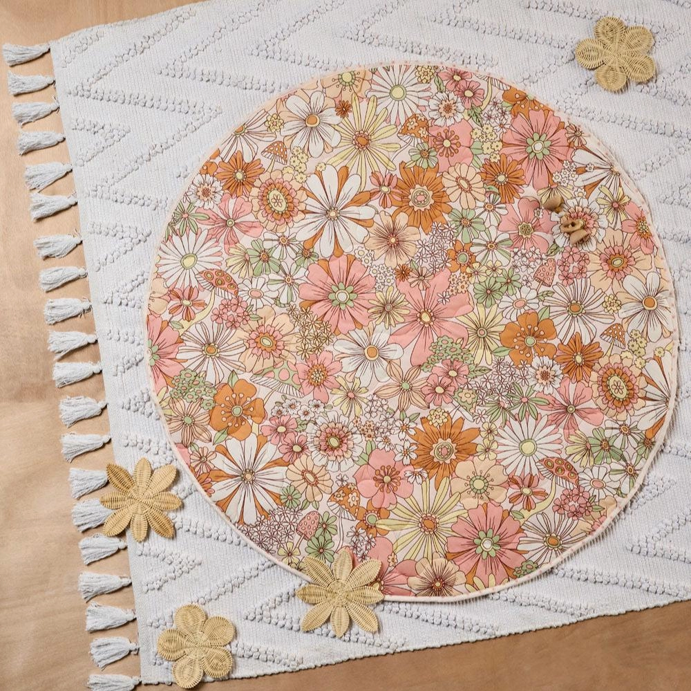 Flower Power Playmat by Linen House Kids