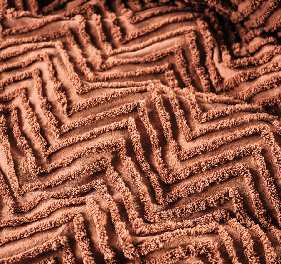 Fog Quilt Cover Set Range Cinnamon