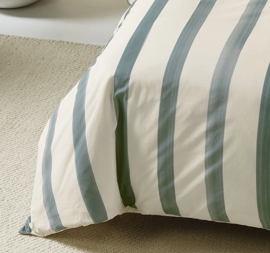 Fremantle Quilt Cover Set Range Seafoam