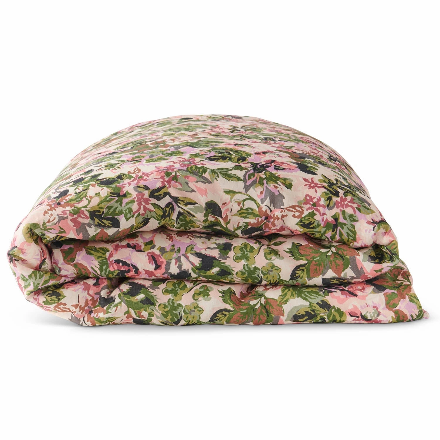 Garden Path Floral Linen Quilt Cover (US)