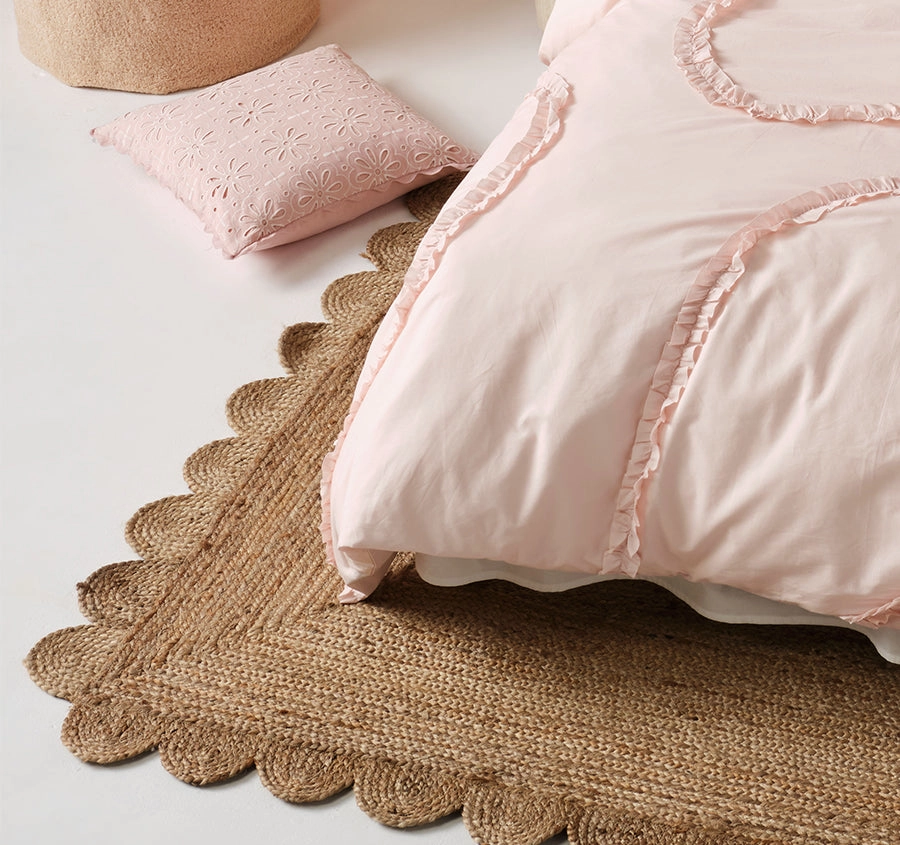Gianna Quilt Cover Set Range Pink