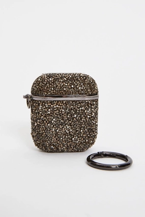 Grey Shimmer Air Pod Case
