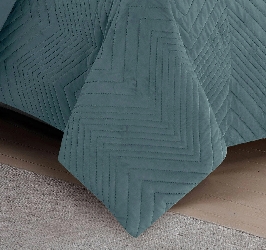 Hana Quilt Cover Set Range Stormy Sea