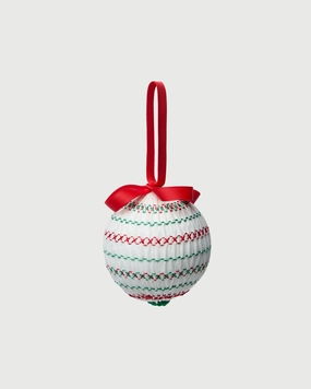 Harriet Cream Embroidered Ornament