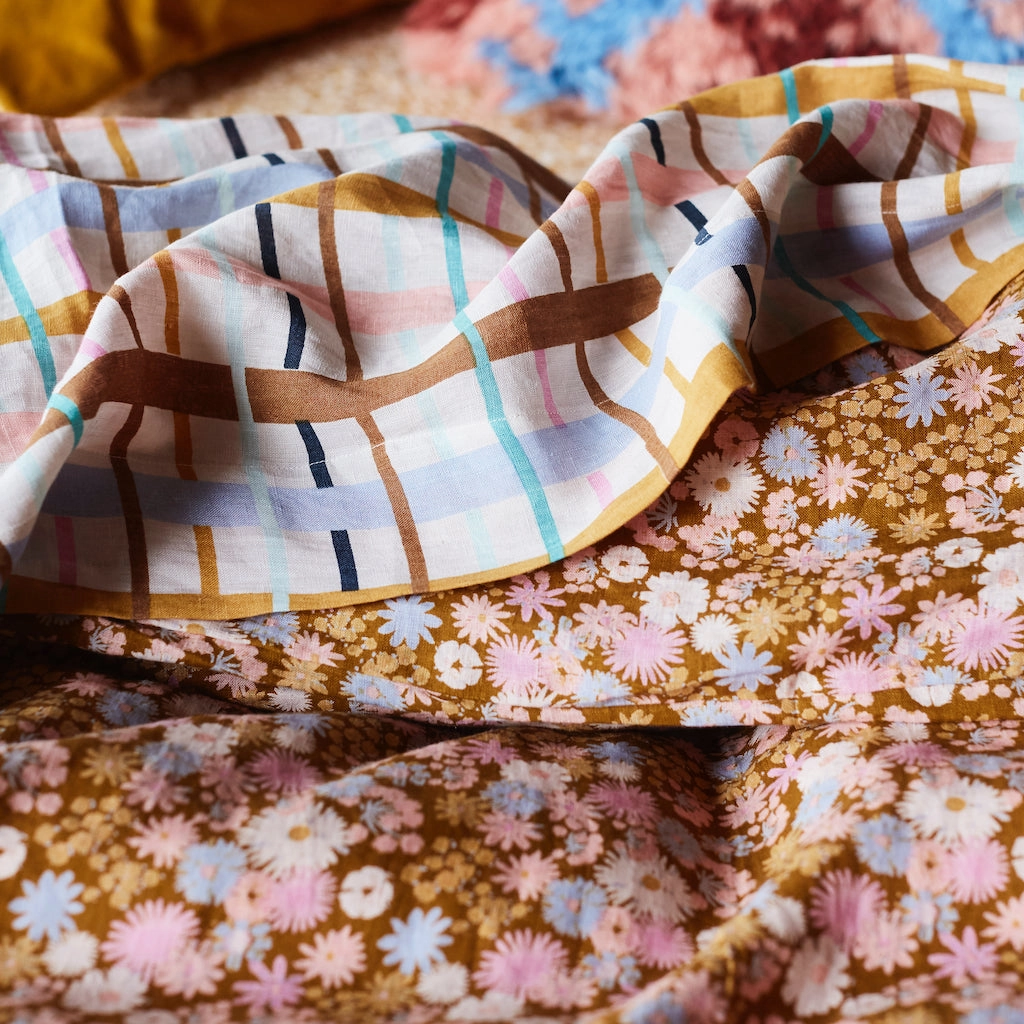 Hayfolk Linen Quilt Cover