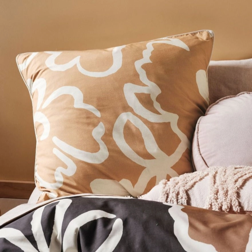 Hazel European Pillowcase by Linen House