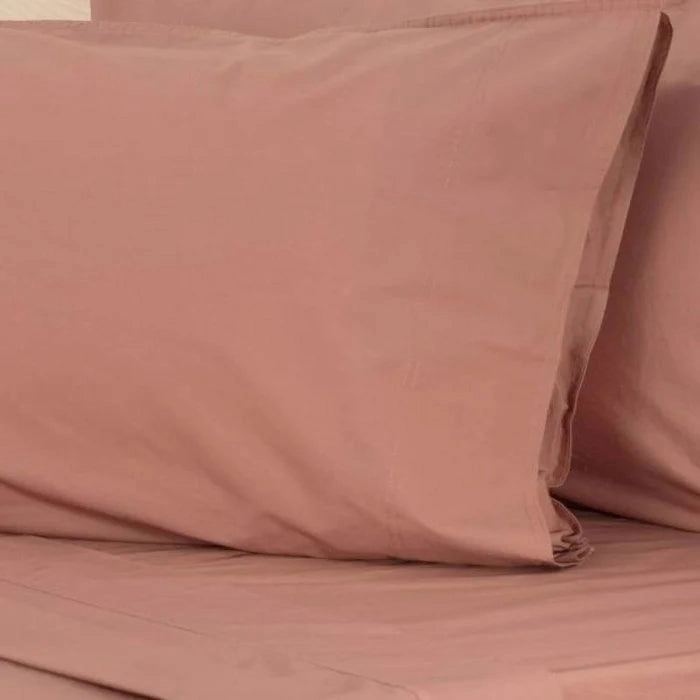 Helena 300tc Vintage Stone Washed SHEET SET Redwood by Renee Taylor
