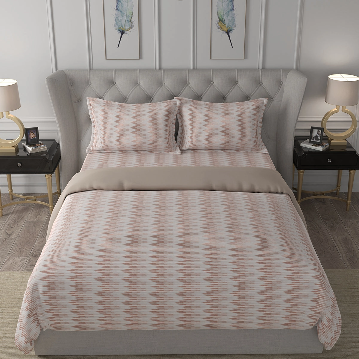 Hermosa Exotic Bouquet Asher Red Quilt