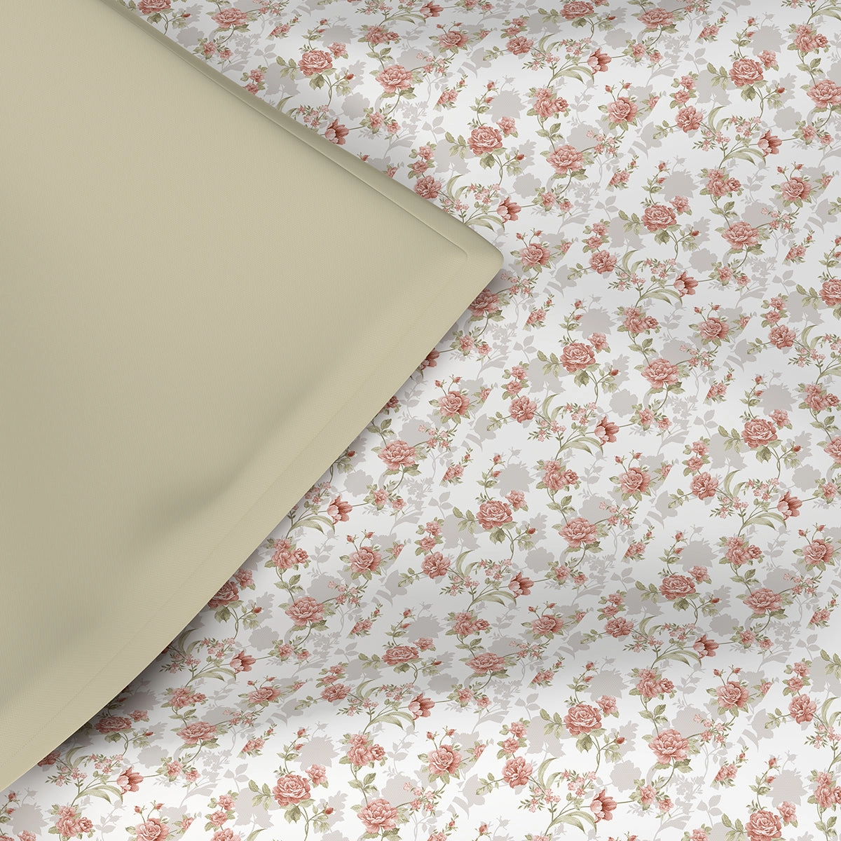 Hermosa Exotic Bouquet Bloomington Red 4 Pc Quilt/Quilted Bed Cover Set