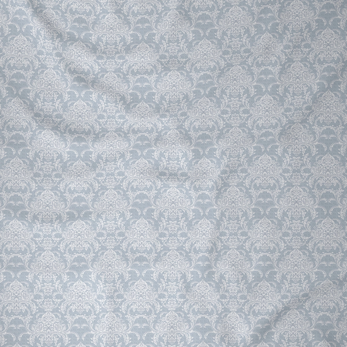 Hermosa Exotic Bouquet Damask Floral Grey 4 Pc Quilt/Quilted Bed Cover Set
