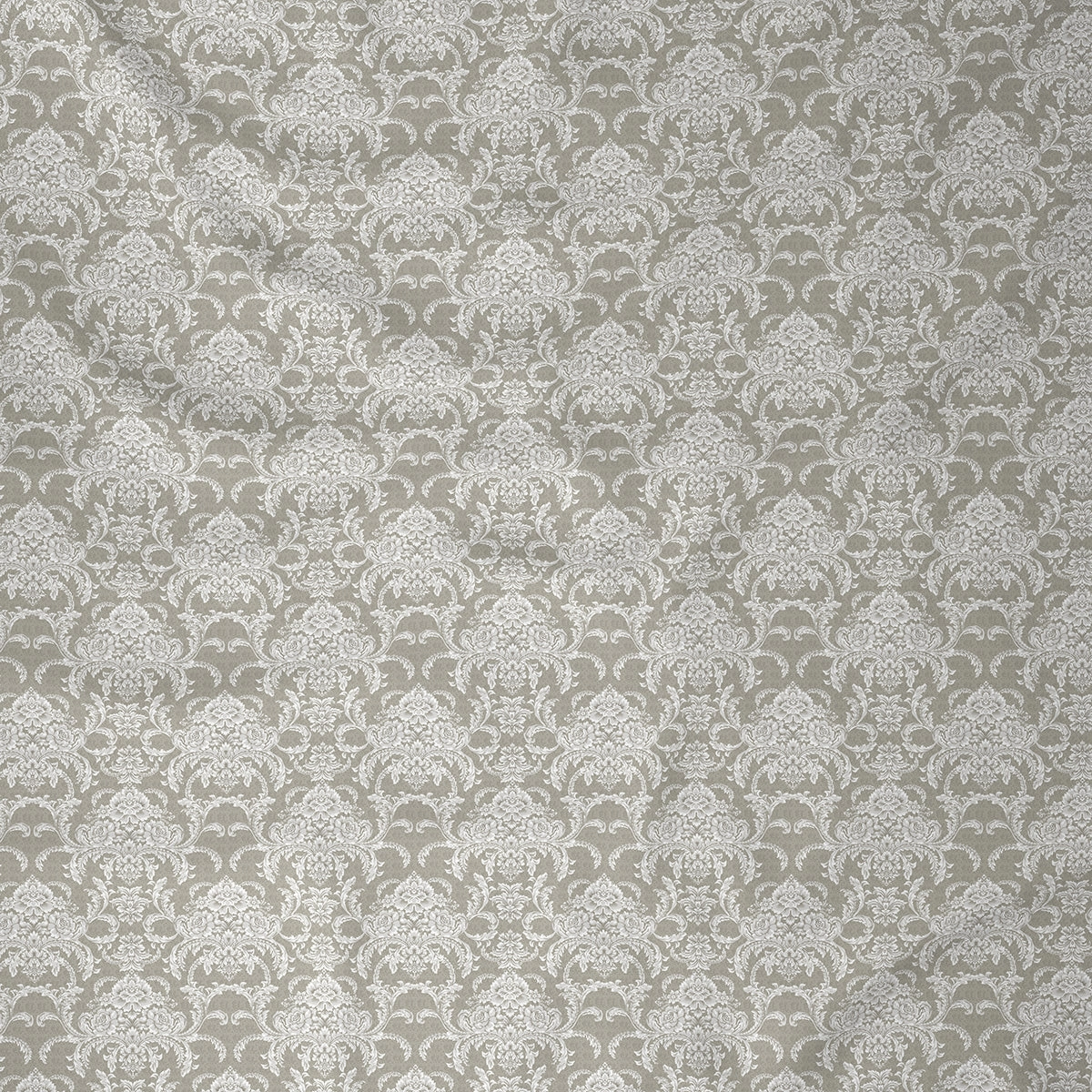 Hermosa Exotic Bouquet Damask Floral Neutral Quilt