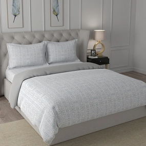 Hermosa Exotic Bouquet Kallie Blue Quilt