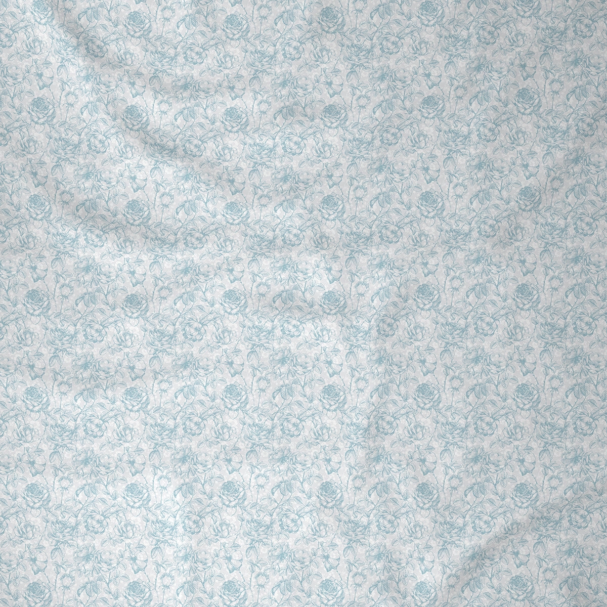 Hermosa Exotic Bouquet Wonderland Blue 4 Pc Quilt/Quilted Bed Cover Set