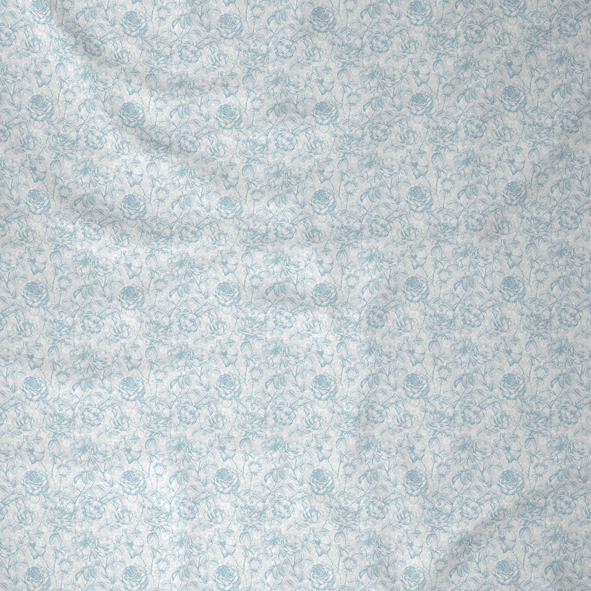 Hermosa Exotic Bouquet Wonderland Blue Quilt