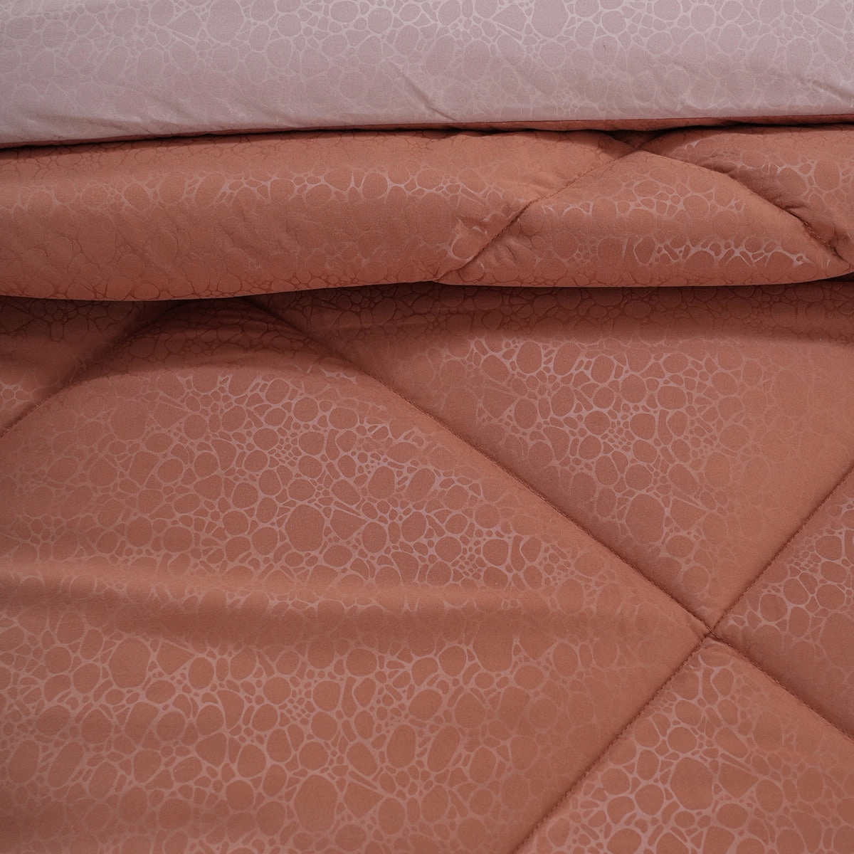 Hermosa Glister Pebble Rust 150GSM Reversible Summer AC Quilt