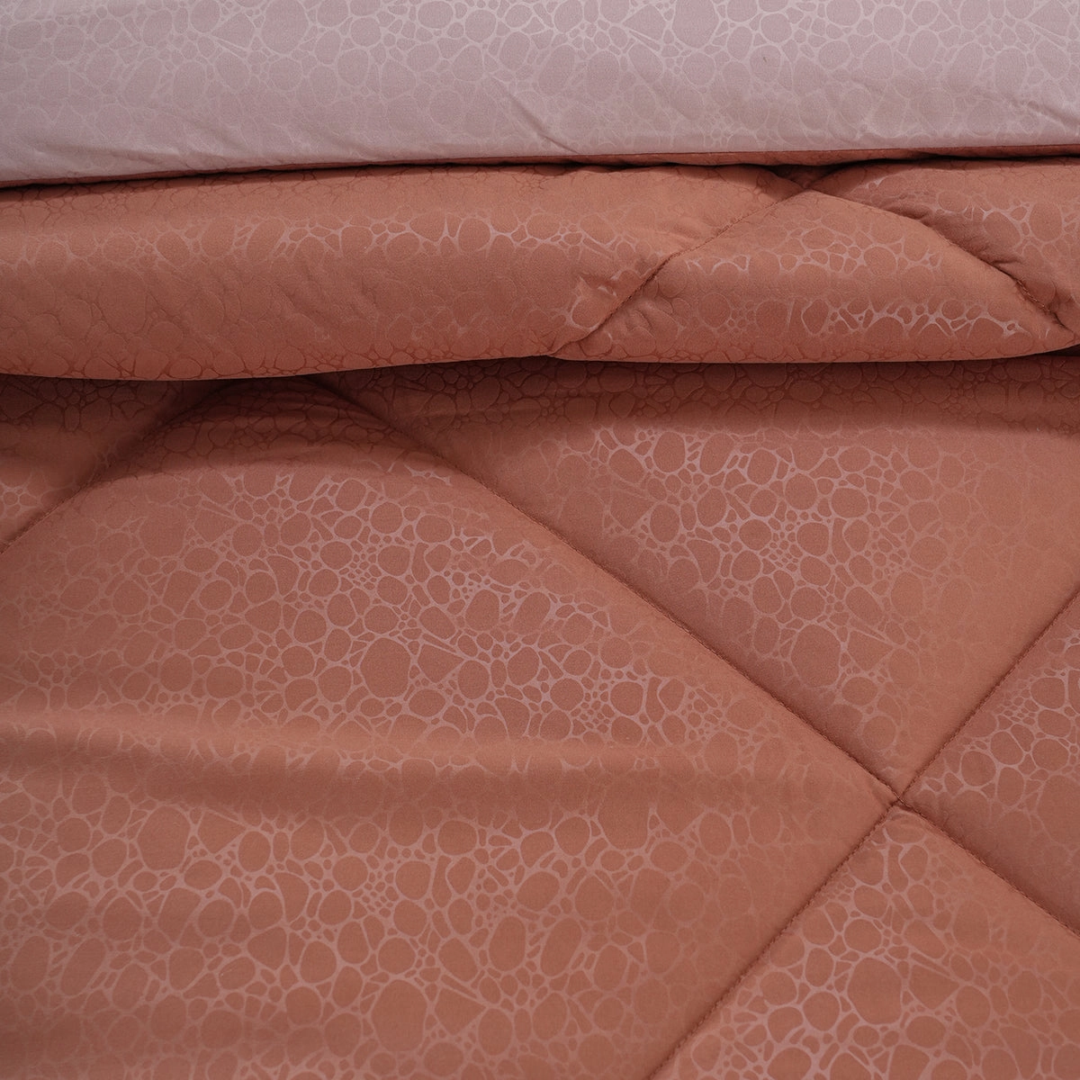 Hermosa Glister Pebble Rust 250GSM Reversible Winter Quilt