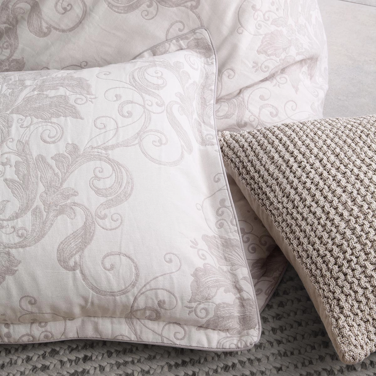 Ines Linen Quilt Cover Set by Private Collection