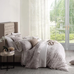 Ines Linen Quilt Cover Set by Private Collection