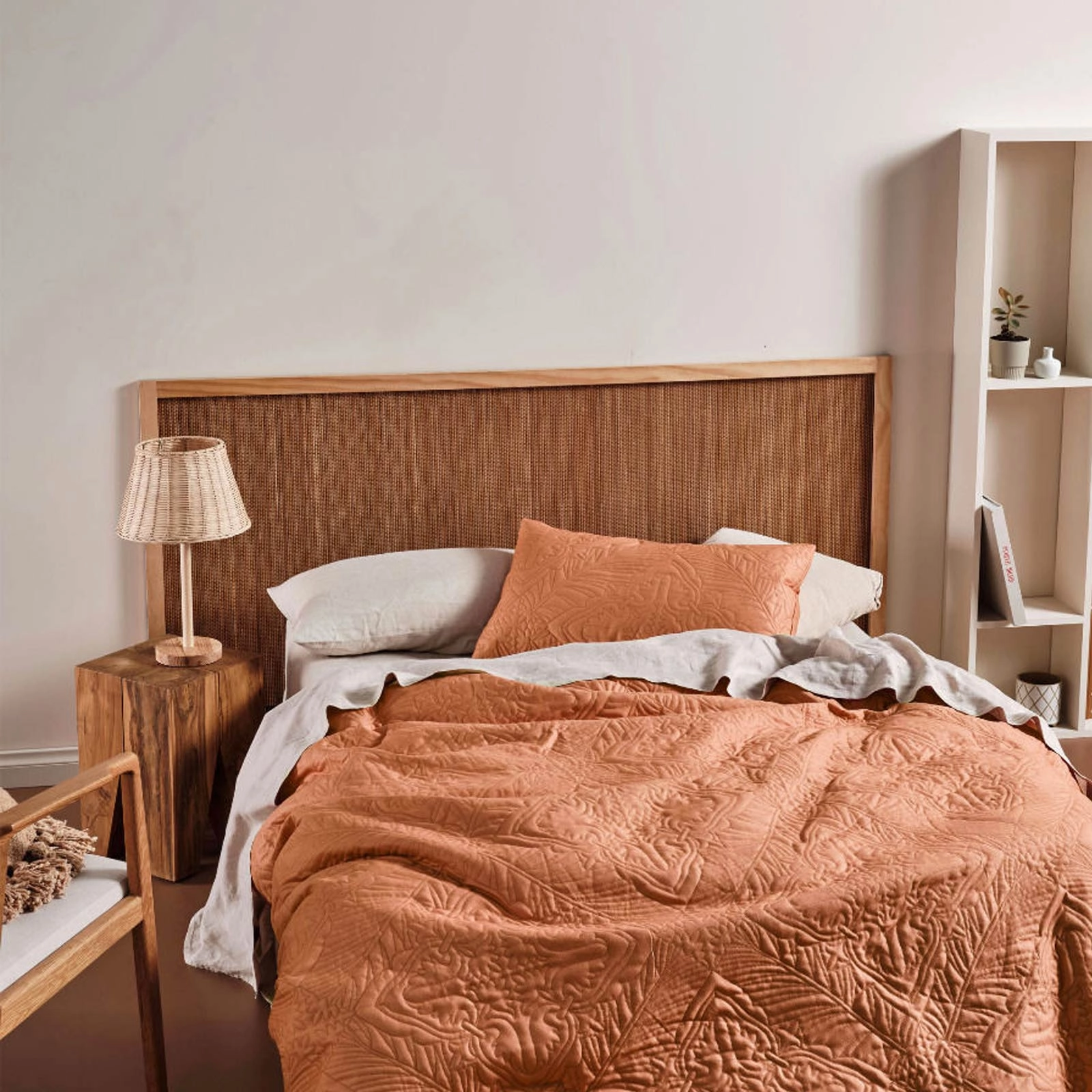 Isadora Quilt Cover Set Brandy by Linen House