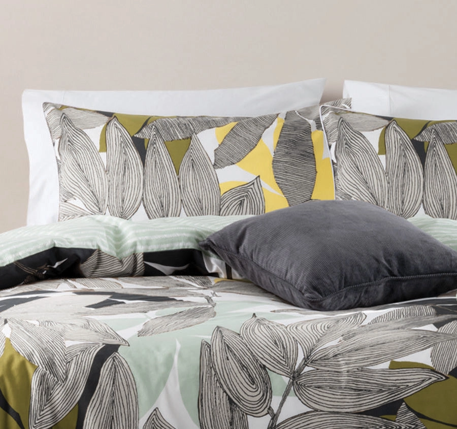 Jardin Quilt Cover Set Range Green
