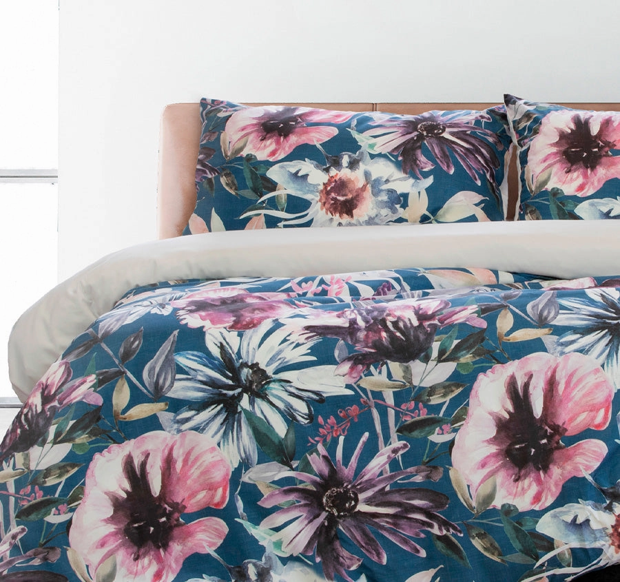 Jenna Quilt Cover Set Range Multi